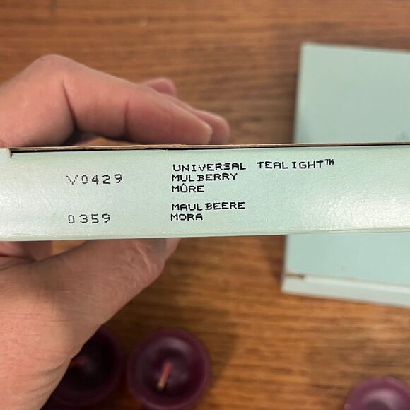 Partylite Tealight Candles: Mulberry
2x12=24 tealights - Picture 5 of 5